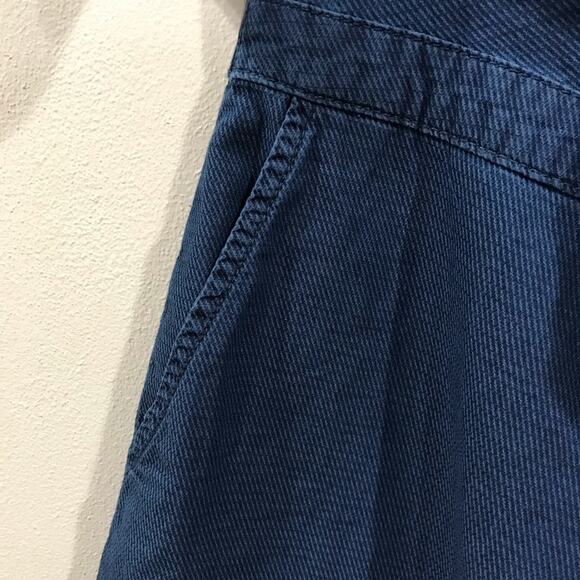 ASOS Denim Off Shoulder Tie Front Romper - Picture 6 of 14